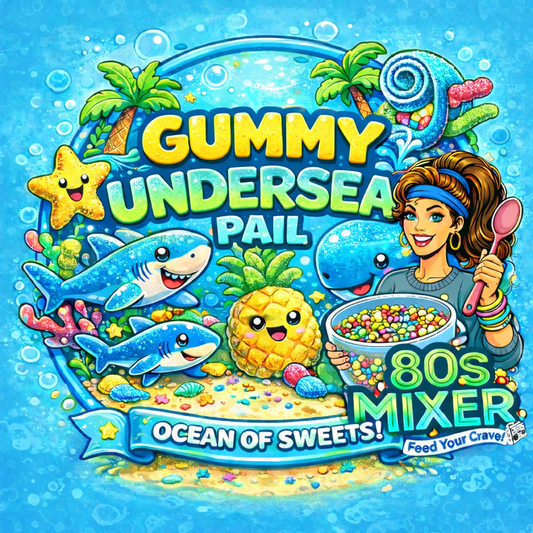 Gummy Undersea Pail with shovel