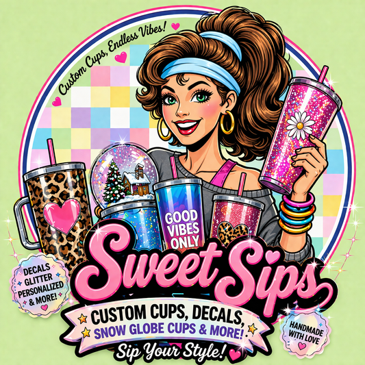 Sweet Sips Custom Cups
